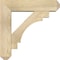 Ekena Millwork Merced Craftsman Rough Sawn Bracket w/ Offset Brace, Douglas Fir, 6"W x 22"D x 22"H BKT0604X22X22MRC04RDF - alternate 2